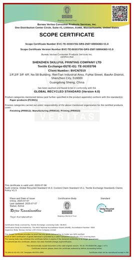 GRS certificate