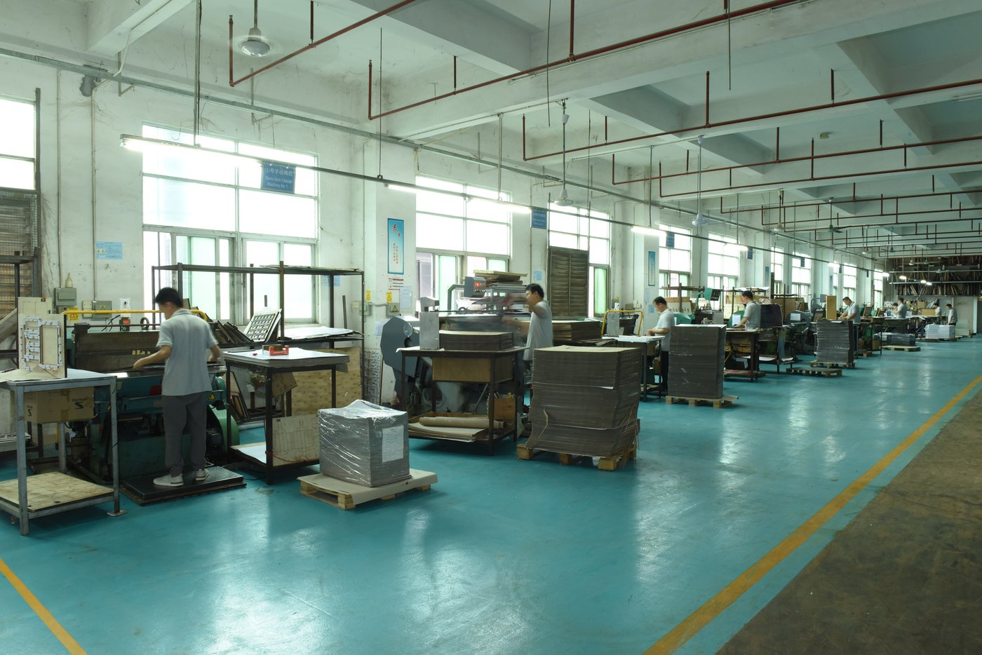Offset press running at the Shenzhen facility