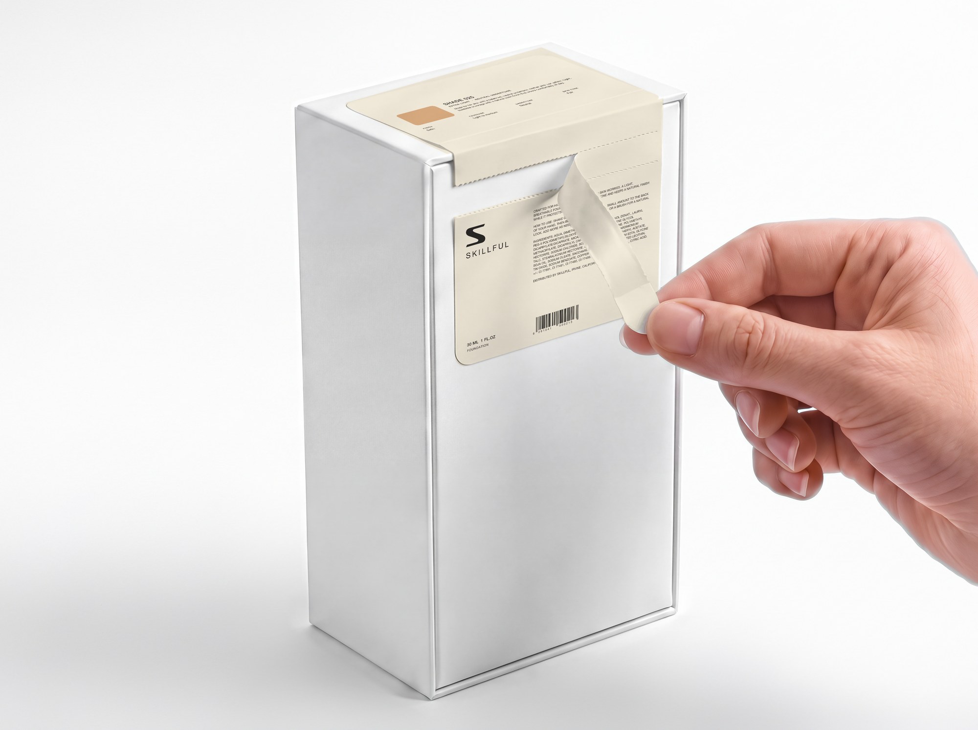 Product box seal: Tearing the strip
