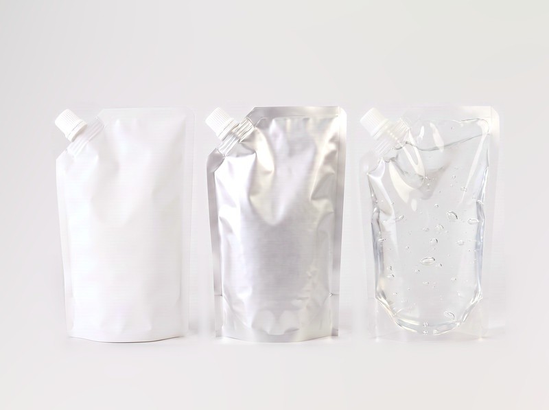 Pouch with bottle cap