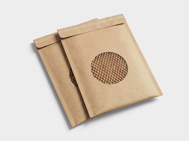Paper Padded Mailer: The paper padding inside