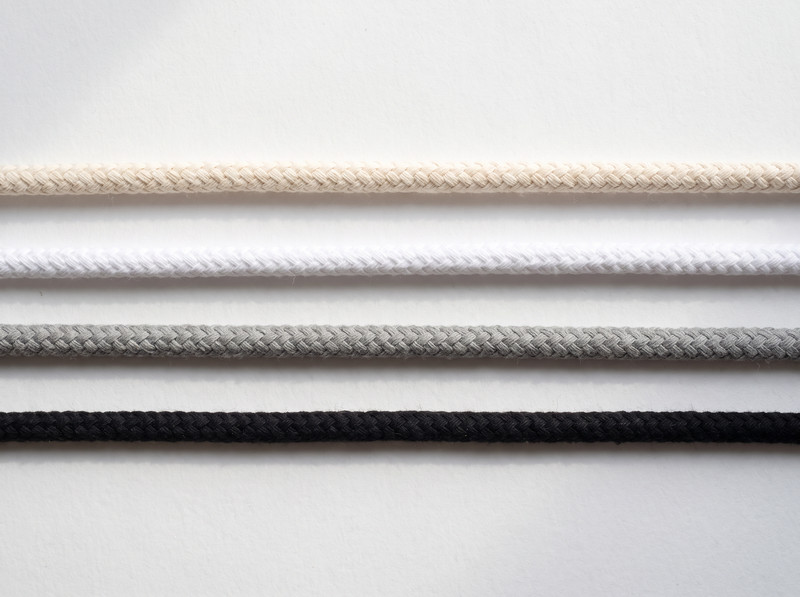 Cotton cords: Round