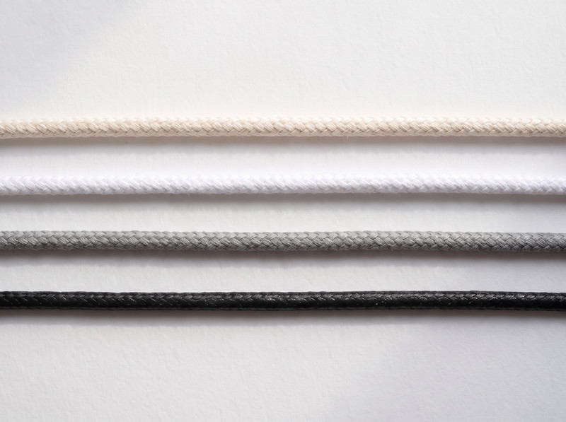 Wax cords: Round