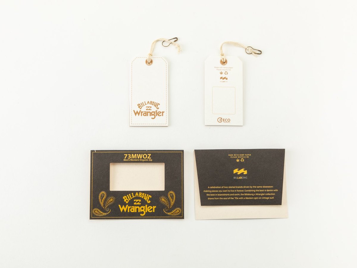 Hangtags and Header Cards — recent work